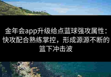 金年会app升级给点蓝球强攻属性：快攻配合熟练掌控，形成源源不断的篮下冲击波